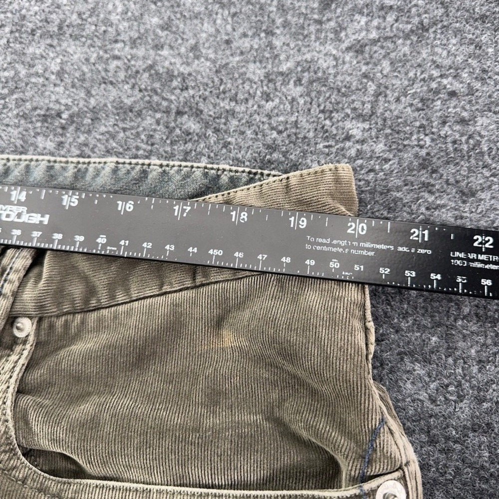 Tommy Bahama Mens Corduroy Pants 40x32 Standard Leg Straight Olive Taupe Stretch - Picture 4 of 7